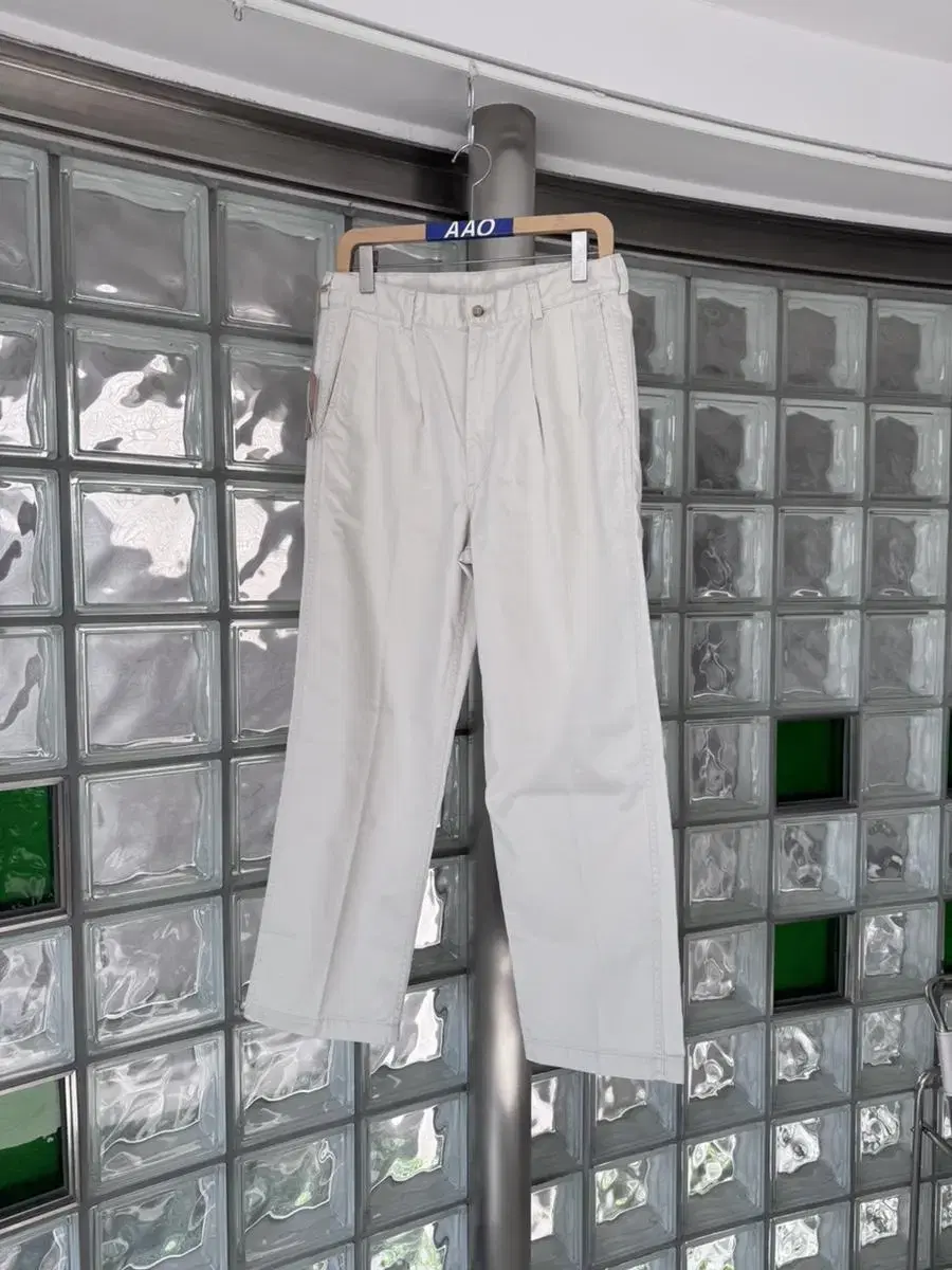 orslow 오어슬로우 tuck wide trousers 트라우저 팬츠